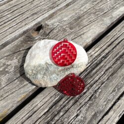 Poutama (small) Tinted Red